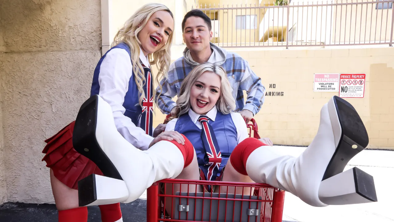 StepSiblings Eva Nyx Khloe Kingsley Fuck a Pair of Twins Oh Behave